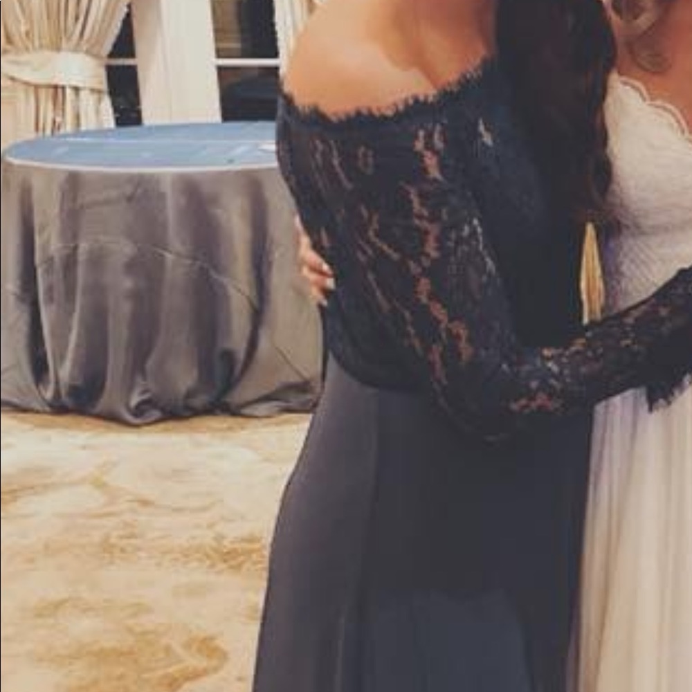 Blue Bridesmaid Dress